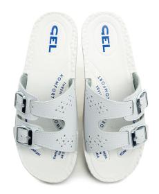 Inblu VR00006B biele gélové dámske papuče