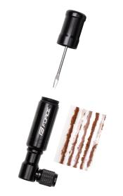 Force Inflátor CO2 PUFF 2.0 s opravnou sadou, čierny