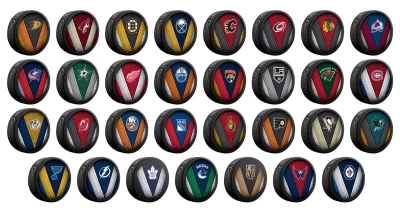 InGlasCo Fanouškovský puk NHL Stitch Blister (1ks)