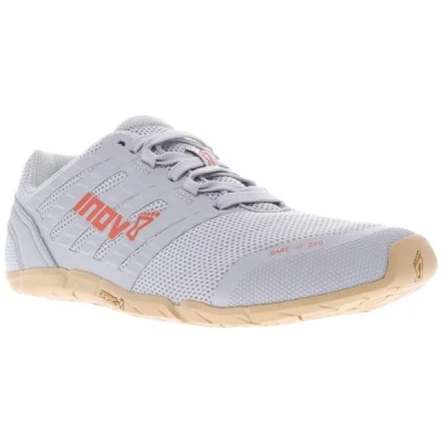 Inov-8 BARE XF 210 v3 W (S) light grey/coral/gum - šedá fitness obuv