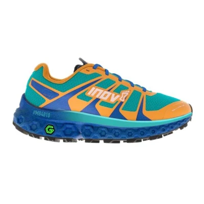 Inov-8 TRAILFLY ULTRA G 300 MAX W (S) teal/nectar/blue - modrá běžecká obuv Inov-8 TRAILFLY ULTRA G 300 MAX W (S) teal/nectar/blue - modrá běžecká obuv