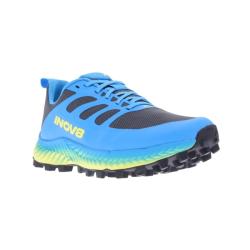 Inov-8 MUDTALON M (wide) dark grey/blue/yellow - modrá běžecká obuv