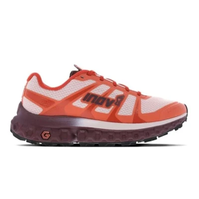 Inov-8 TRAILFLY ULTRA G 300 MAX W (S) red/coral/black - červená běžecká obuv POUZE UK 5 / EU 38 (VÝPRODEJ)
