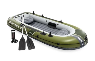 Intex 66333 SEAHAWK 3 Set nafukovací člun POUZE zelená (VÝPRODEJ)