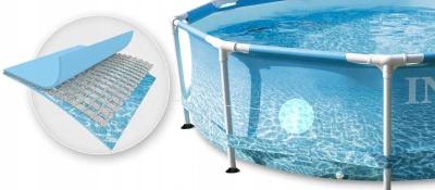 Intex 28206 BEACHSIDE METAL FRAME POOL 305x76 cm bazén