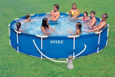 Intex Bazén 28212 METAL FRAME POOL 366x76 cm set s filtrací