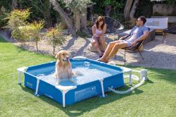 Intex Bazén 48402 Frame Pet set s filtrací pro mazlíčky 152x152x30 cm