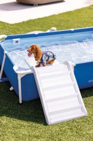 Intex Bazén 48404 Frame Pet set s filtrací a rampou pro mazlíčky 229x152x46 cm