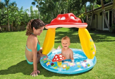 Intex Bazén 57114 muchomůrka se stříškou 102 x 89 cm (VÝPRODEJ)
