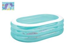 Intex Bazén 57482 nafukovací OVÁL transparentní 163 x 107 x 46 cm