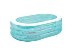 Intex Bazén 57482 nafukovací OVÁL transparentní 163 x 107 x 46 cm