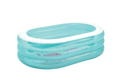 Intex Bazén 57482 nafukovací OVÁL transparentní 163 x 107 x 46 cm