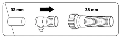 Intex Bazénový adaptér B 29061