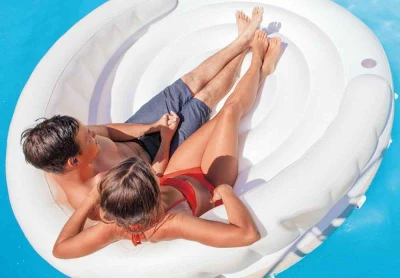 Intex Canopy Island 58292 Nafukovací lehátko