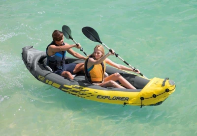 Intex 68307 Explorer K2 nafukovací kajak + pádla a pumpa