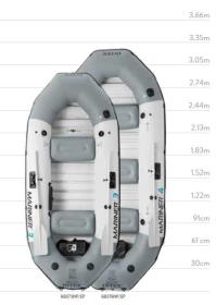 Intex 68376 MARINER 4 Set Člun + pádla a pumpa