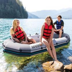Intex 68376 MARINER 4 Set Člun + pádla a pumpa