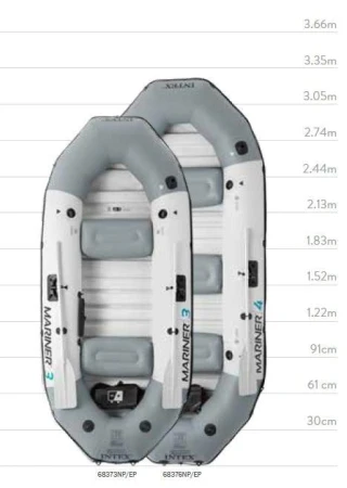 Intex 68376 MARINER 4 Set Člun + pádla a pumpa