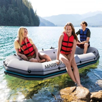 Intex 68376 MARINER 4 Set Člun + pádla a pumpa