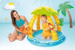 Intex Dětský bazének 58417 TROPICAL ISLAND 102x86 cm
