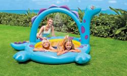 Intex Detský bazénik Dinosaurus 57437 so sprchou