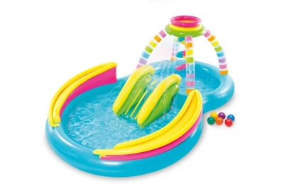 Intex Hrací centrum 56137 RAINBOW FUNNEL 295x191x109 cm