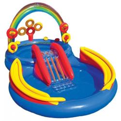 Intex Nafukovací bazén 57453 Duha Play Centrum 297 x 193 x 135 cm