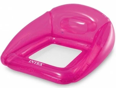 Intex Nafukovací křeslo/lehátko TRANSPARENT LOUNGE 56802