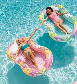 Intex Nafukovacie lehátko 57803 TROPICAL OASIS LOUNGER 206x122 cm