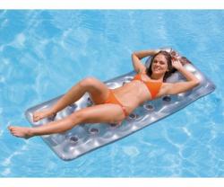 Intex Nafukovací lehátko matrace 58894 stříbrné 188 x 71 cm