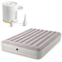Intex Nafukovací postel 64179 PRESTIGE MID-RISE QUEEN 203x152x30 cm