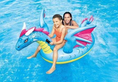 Intex Nafukovací zvířátko 57563 Drak RIDE ON