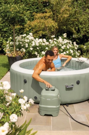 Intex Vířivka 28428 Purespa Bubble Massage HWS1100 (pro 6 os) - zelená