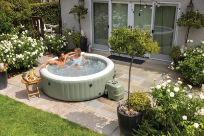 Intex Vířivka 28428 Purespa Bubble Massage HWS1100 (pro 6 os) - zelená