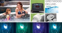 Intex Vířivka 28440 Purespa Greywood Deluxe