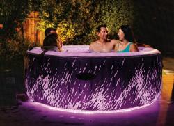Intex Vířivka 28494 Purespa Glow Deluxe Bubble pro 4 osoby