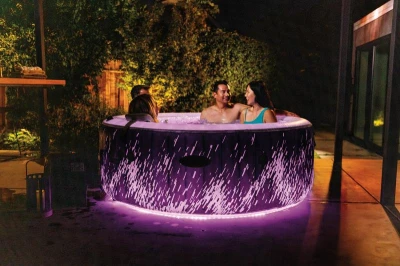 Intex Vířivka 28494 Purespa Glow Deluxe Bubble pro 4 osoby