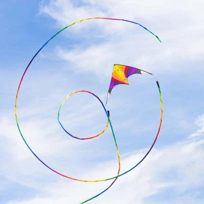 Invento Tube Tail Rainbow Spiral 24m