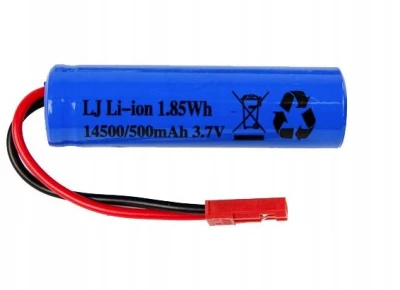 IQ models Li-ion 3,7V 500 mAh modrý akumulátor s JST konektorem