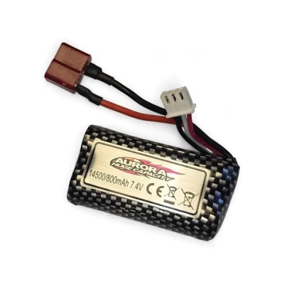 IQ models Li-ion 7.4V 800mAh T-Dean černo-stříbrný akumulátor