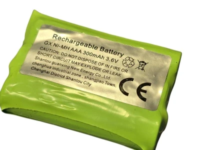 IQ models Ni-Mh 3.6V 300 mAh 2SM konektor světle zelený akumulátor