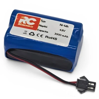 IQ models Akumulátor Ni-Mh 4.8V 3000 mAh modrý konektor 2SM kostka
