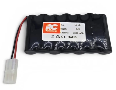 IQ models Ni-MH 8,4V 3000 mAh Tamiya velký konektor akumulátor