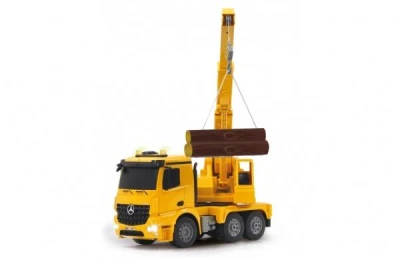 IQ models DOUBLE E Mercedes-Benz Arocs Crane 4WD žlutý RC autojeřáb 1:20
