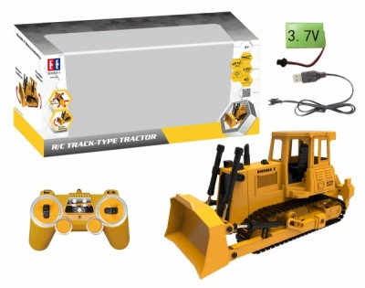 Buldozer, 1:20, funkční lžíce, zvukový modul, LED, RTR