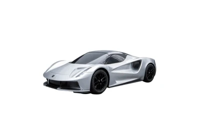 IQ models Lotus Evija stříbrný elektromobil na dálkové ovládání
