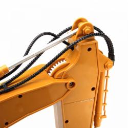 IQ models Huina Toys RC Supersilný bagr s kovovou lžící 15 kanálů RTR žlutá 1:14
