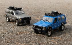 IQ models JEEP CHEROKEE 1/12 4x4 modrý