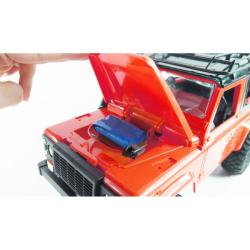 LAND ROVER Defender D90 1:12 červená