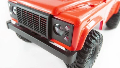 LAND ROVER Defender D90 1:12 červená
